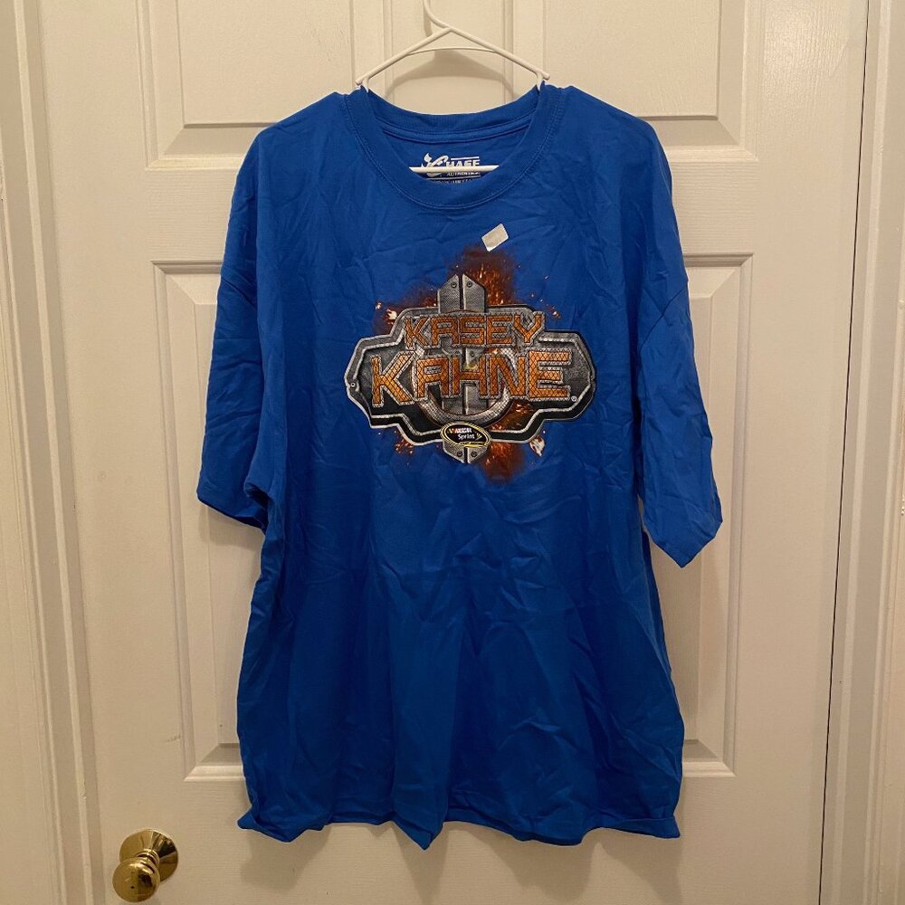 NWT Kasey Kahne Chase Authentics Men's NASCAR 2014 Schedule Blue T-Shirt 2XL